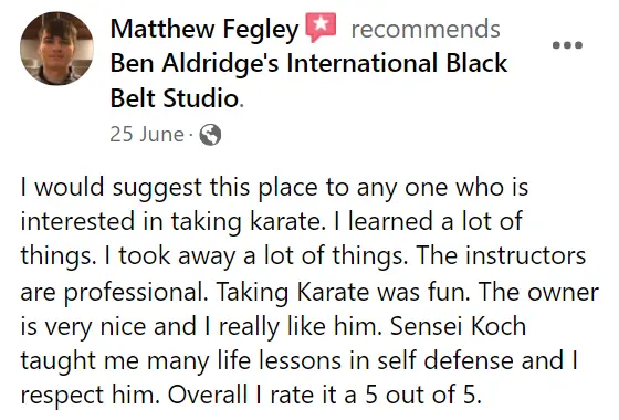 Martial Arts School | International Black Belt Studio